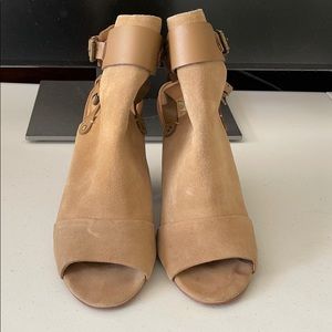 Joe's Petra Suede Peep Toe Sandals